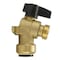 Apollo 3/4 in. Brass Push-To-Connect x 3/4 in. Garden Hose Thread Quarter-Turn Garden Valve with Drop Ear FSBGV3434 - alternate 2